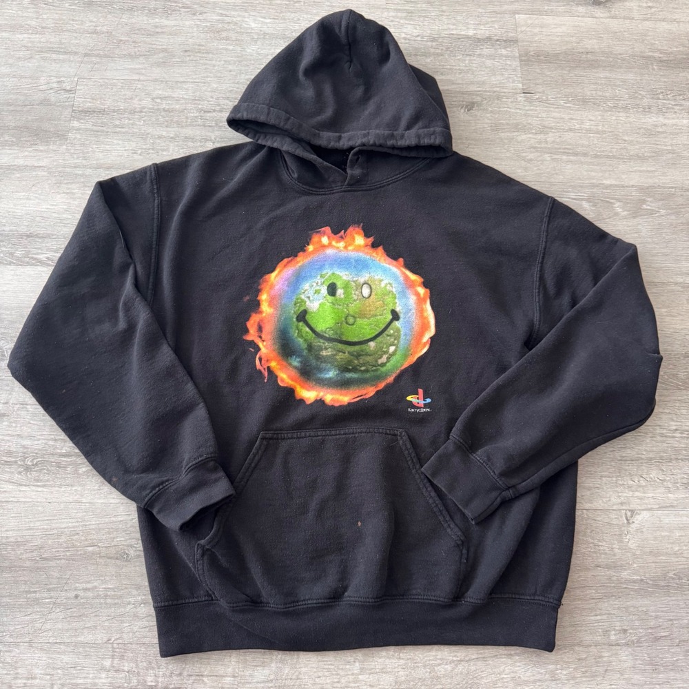 Travis Scott Cactus Jack PlayStation Hoodie Black Small Astronomical Fortnite